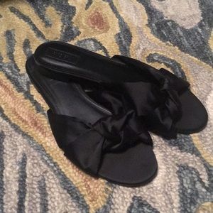 Forever 21 knotted satin slides